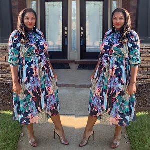 Final Sale Gorgeous Vintage Style Midi Dress